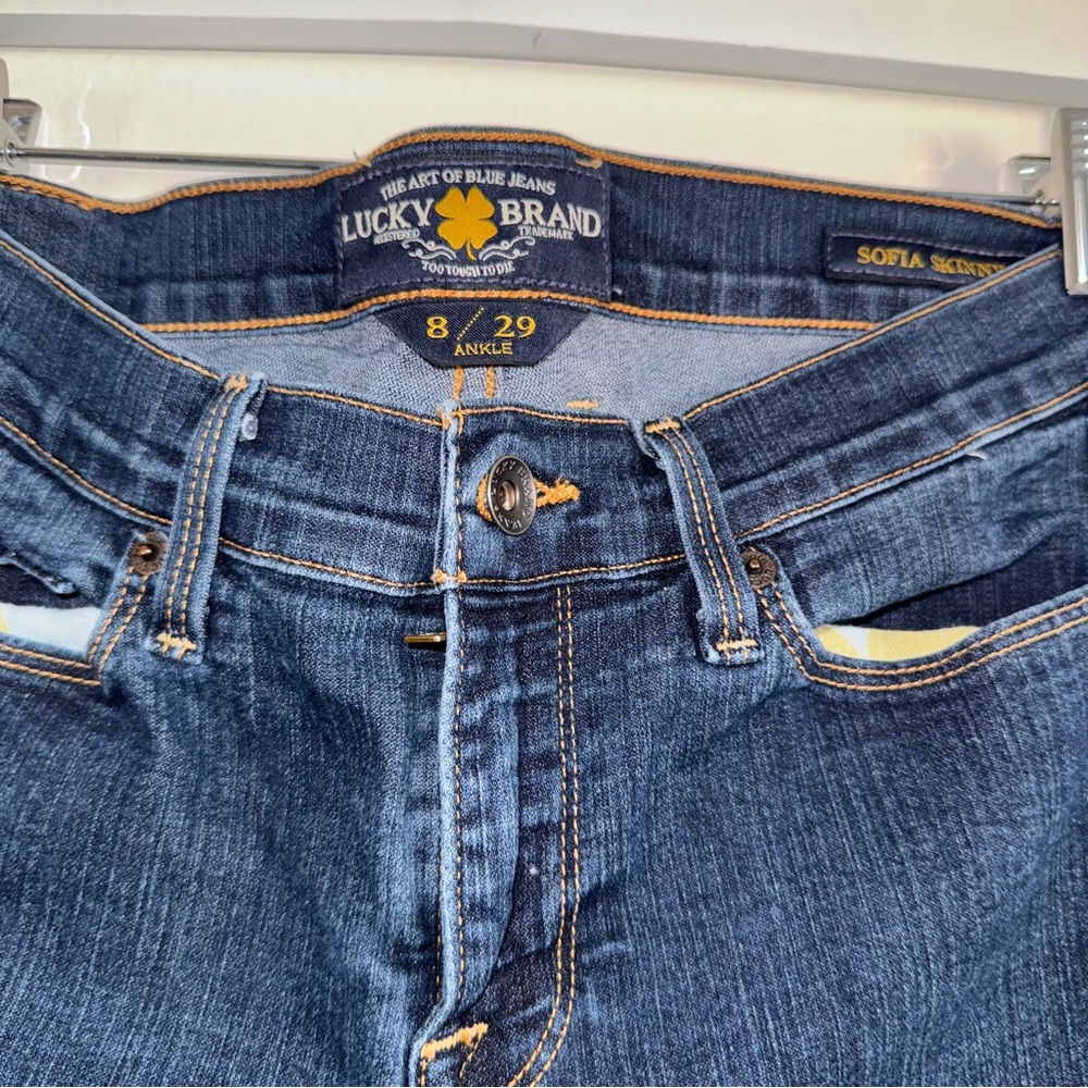 Low Cut Y2K Lucky Brand Sophia Skinny 8/29